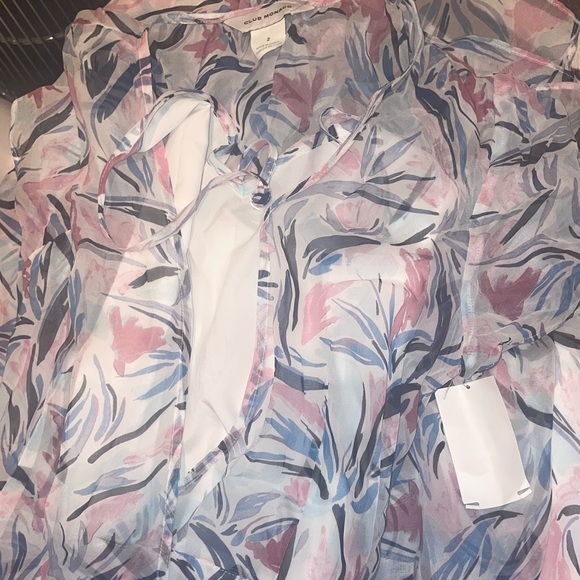 Club Monaco Floral Maxi Wrap Dress 🌸NWT - Picture 9 of 10